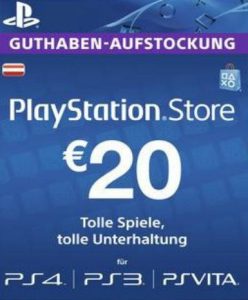 Playstation Network Card (PSN) 20 EUR (Austrian) - PSN Game - Buy Now at Best Price