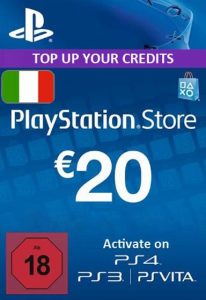 Playstation Network Card (PSN) 20 EUR (Italy) - PSN Game - Buy Now at Best Price