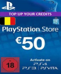 Playstation Network Card (PSN) 50 EUR (Belgium) - PSN Game - Buy Now at Best Price