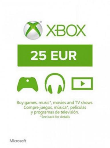 XBOX Gift Card 25 EUR (EU) - Xbox Live Game - Buy Now at Best Price