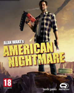 Alan Wake: American Nightmare game cover available on Steam platform