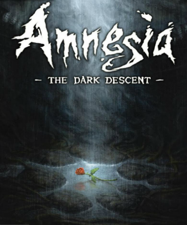 Amnesia: The Dark Descent game cover available on Steam platform