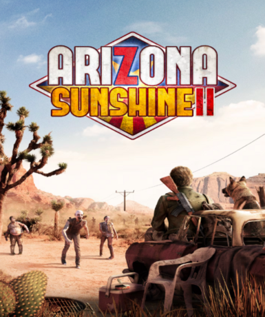 Arizona Sunshine 2 [VR] game cover for Steam platform, a thrilling zombie shooter adventure.