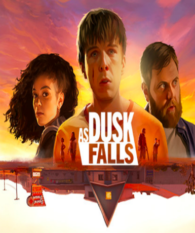 As Dusk Falls game cover for Steam platform, a narrative-driven adventure by Microsoft Studios.