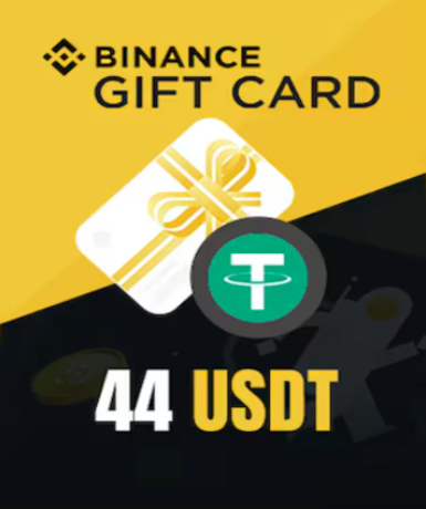Binance 44 USDT (Gift Card) available on the official website
