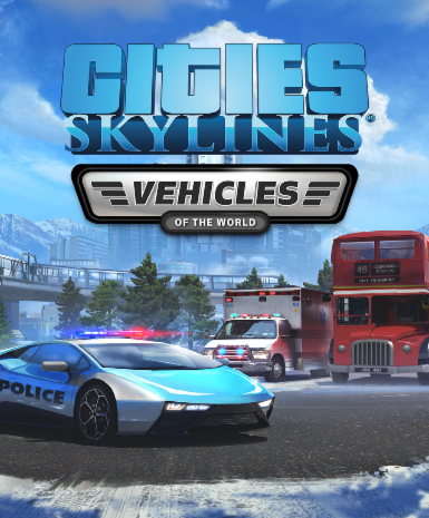 Cities: Skylines - Vehicles of the World DLC on Steam, featuring global vehicles for your city