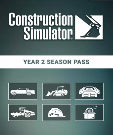 Construction Simulator - Year 2 Season Pass DLC for Steam, expanding your construction empire.