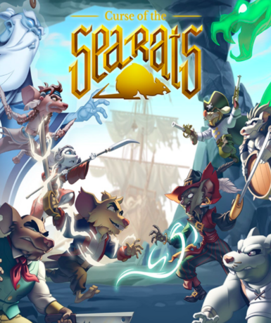 Curse of the Sea Rats game cover on Steam platform, a pirate adventure awaits.