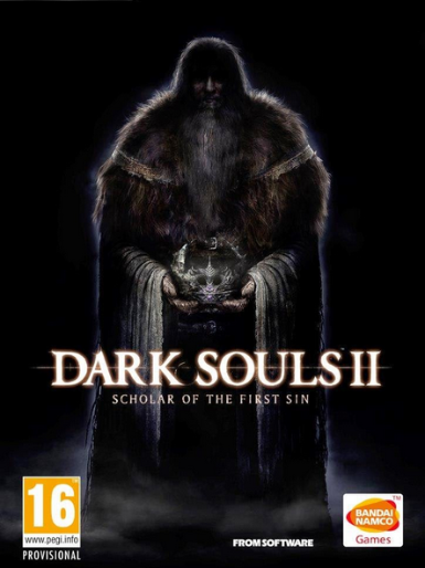 Dark Souls 2: Scholar of the First Sin game cover available on Steam platform