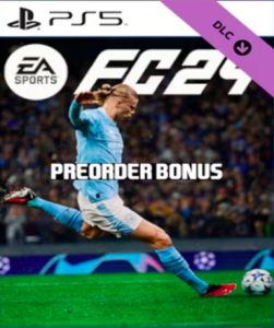 EA Sports FC 24 Preorder Bonus for PS5 in EU region, featuring exclusive content for early buyers.