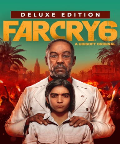 Far Cry 6 game cover for Uplay platform, action-packed adventure in a tropical paradise