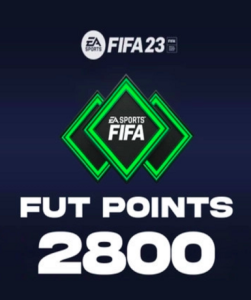 FIFA 23 - 2800 FUT Points for EA App, enhance your Ultimate Team experience worldwide.