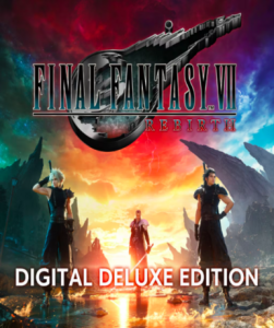 Final Fantasy VII Rebirth Deluxe Edition cover art for Steam platform