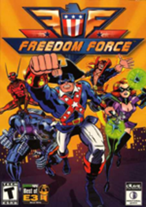 Freedom Force game cover available on Steam platform