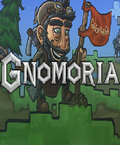 Gnomoria game cover art available on Steam, a sandbox village management game