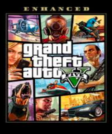 Grand Theft Auto V GTA 5 – Enhanced game cover for Rockstar Social Club platform