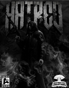 Hatred video game cover available on Steam platform