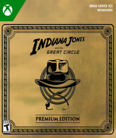 Indiana Jones and the Great Circle game cover for PC and Xbox