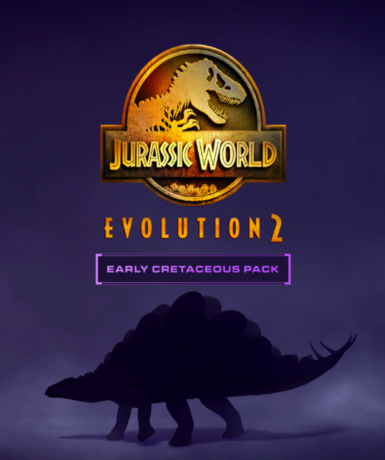 Jurassic World Evolution 2 - Early Cretaceous Pack DLC on Steam, featuring new dinosaurs and challenges.
