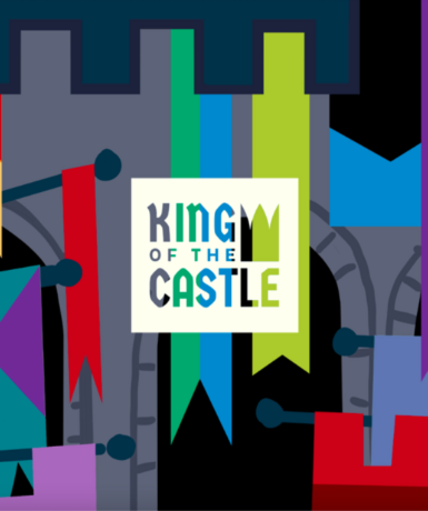 King Of The Castle game cover on Steam platform, a strategic board game adventure.