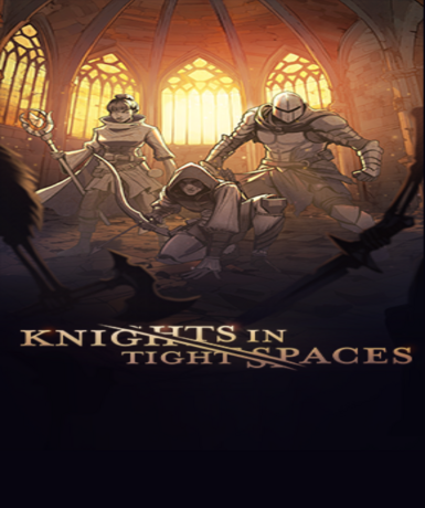 Knights in Tight Spaces game cover available on Steam platform