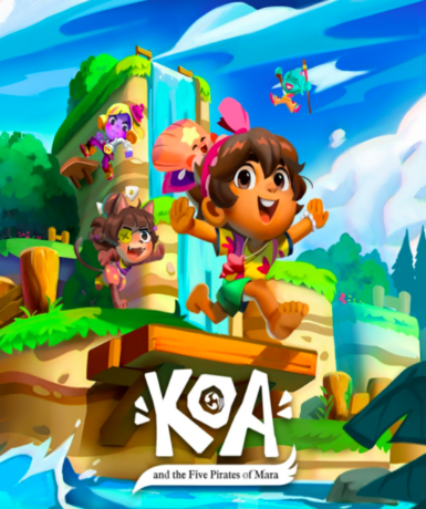 Koa and the Five Pirates of Mara game cover on Steam platform