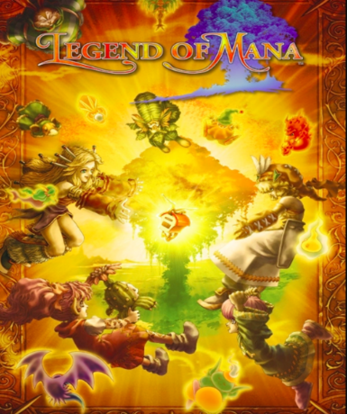 Legend of Mana game cover for Nintendo Switch, EU version