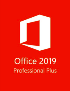 Microsoft Office Professional Plus 2019 1 PC Lifetime for Windows, essential productivity software for your PC.