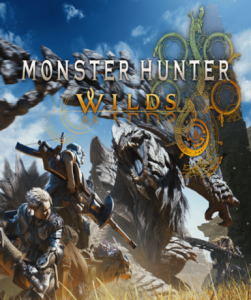 Monster Hunter Wilds game cover for Steam platform, showcasing epic monster battles.