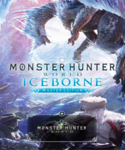 Monster Hunter: World game cover for Steam platform, featuring epic monster battles.