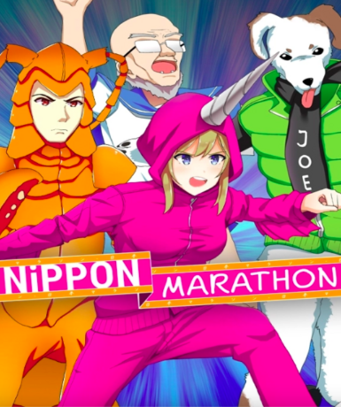Nippon Marathon game cover for Nintendo Switch, a fun multiplayer racing game set in Japan.