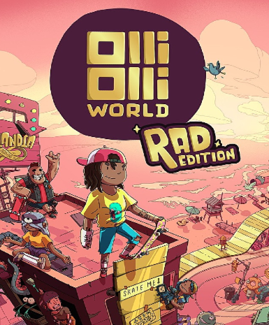 OlliOlli World: Rad Edition gameplay screenshot on Steam platform