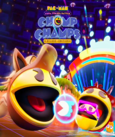 Pac-Man Mega Tunnel Battle: Chomp Champs game cover for Steam platform