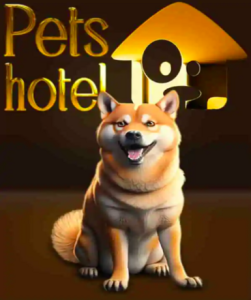 Pets Hotel game cover for Steam, a fun simulation game where you manage a hotel for pets.