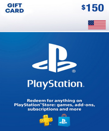 PlayStation Network Card (PSN) 150 USD (USA) for PSN platform