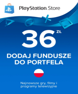 Playstation Network Card (PSN) 36 PLN (Poland) for PSN platform