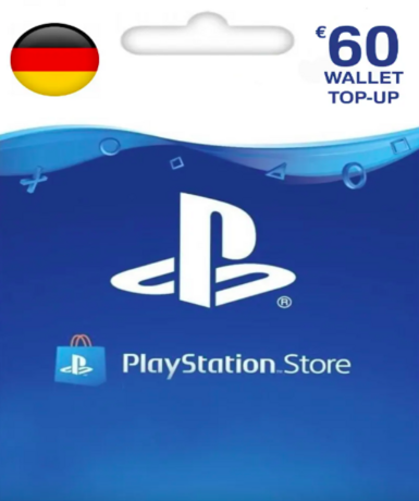Playstation Network Card (PSN) 60 EUR for Germany - Top up your PSN wallet