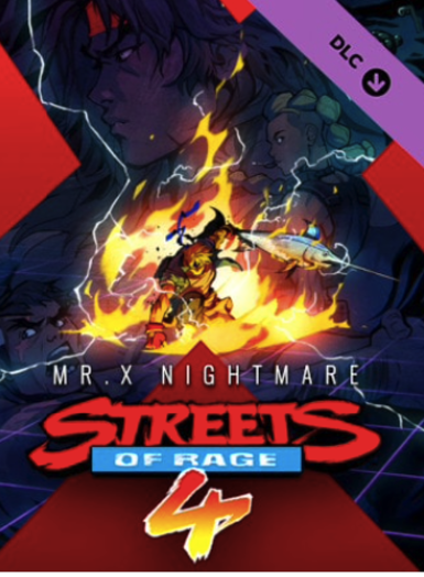 Streets Of Rage 4 - Mr. X Nightmare game cover on Steam platform