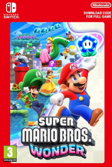 Super Mario Bros: Wonder game cover for Nintendo Switch, EU version