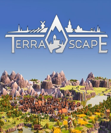 TerraScape game cover on Steam, a strategic city-building adventure by Bitfall Studios.