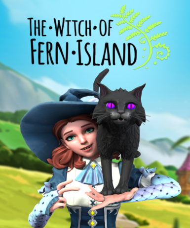 The Witch of Fern Island game cover available on Steam platform