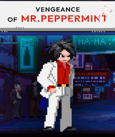 Vengeance of Mr. Peppermint game cover on Steam platform