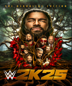 WWE 2K25 (The Bloodline Edition) for Steam - EU region, featuring The Bloodline faction