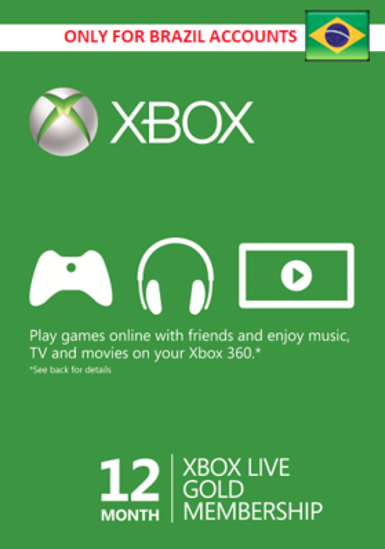 Xbox Game Pass Core 12 Months (Brazil) for Xbox Live - Enjoy a year of gaming