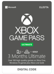 Xbox Game Pass Ultimate 3 Months (EU) for Xbox Live - Get access to over 100 high-quality games.